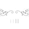 Gardenised Decorative Metal Wall Mounted Hook for Hanging Plants, Bracket Hanger Flower Pot Holder, PK 2 QI003983.2 - alternate 7
